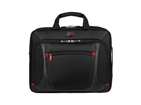 Портфель для ноутбука 15'' WENGER Sensor, черный, полиэстер/ПВХ, 40 x 15 x 33 см, 9 л