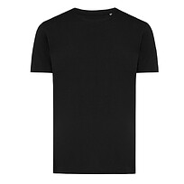 Футболка Iqoniq Brett из переработанного хлопка AWARE™, унисекс, 180 г/м², черный, XS