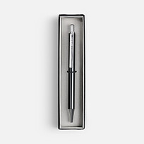 Ручка шариковая Arvent Glossy в футляре, черная