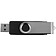 USB/micro USB-флешка 2.0 на 16 Гб Квебек OTG, черный