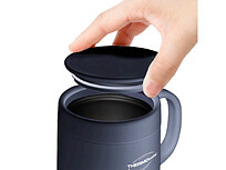Термокружка из нерж. стали тм THERMOcafe TCCM-460SY (OGY) 0,46L