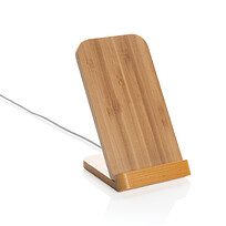 Док-станция Bamboo FSC® для беспроводной зарядки, 5 Вт, коричневый