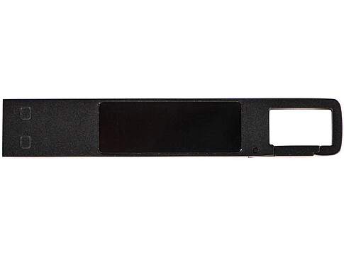 USB 2.0- флешка на 32 Гб c подсветкой логотипа Hook LED, темно-серый, белая подсветка
