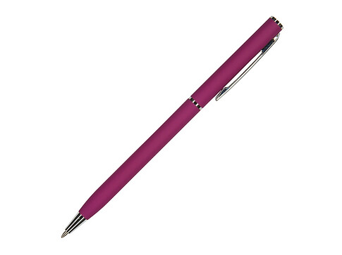 Ручка шариковая автоматическая BrunoVisconti® PALERMO цвет корпуса бордовый, soft-touch, 0.7 мм