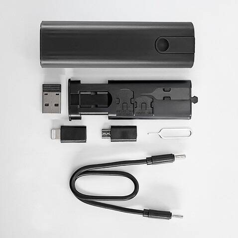 Комплект аксессуаров SMARTKIT для мобильного телефона, пластик, черный, 10,7х3,0х1,6см