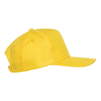 Бейсболка STAN 5 клиньев полиэстер 150, 10P, Жёлтый,  (12/1)  (56-58/ONE SIZE)