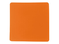ПАТЧ КВАДРАТ soft-touch (оранжевый ) 5,5 х 5,5 см