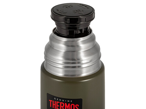 Термос из нерж. стали тм THERMOS FBB-1000AG 1L, зеленый