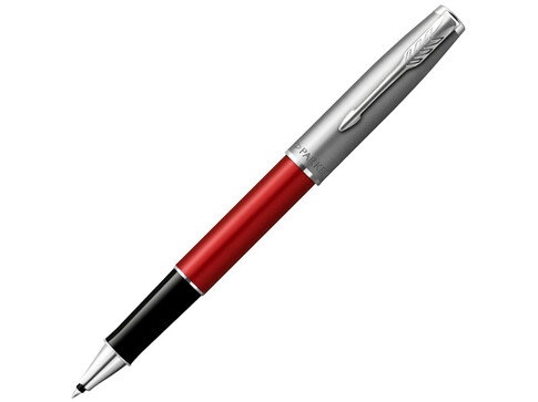 Ручка роллер Parker Sonnet T546  Red CT, стержень: F, цвет чернил: black, в подарочной упаковке