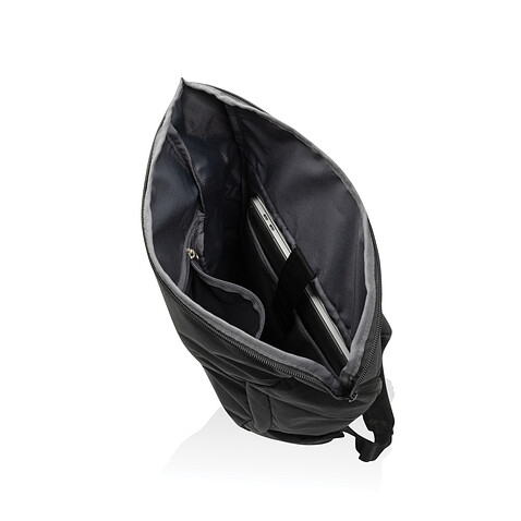 Рюкзак для ноутбука Swiss Peak Leonard из rPET Aware™, 15.6 , черный