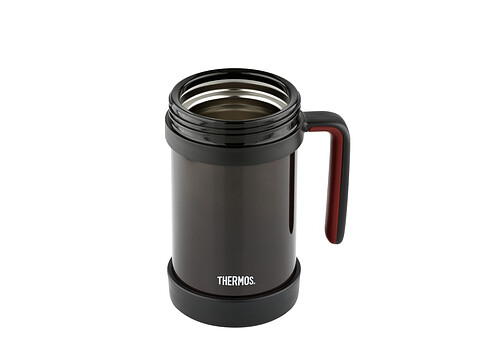 Термос из нерж. стали с ситом тм THERMOS TCMF-501, черный