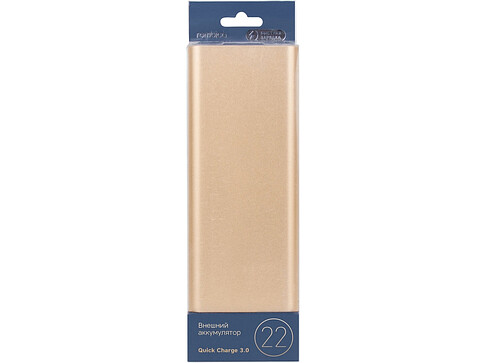 Внешний аккумулятор Rombica NEO AZ220G Quick, 22000 mAh, золотистый