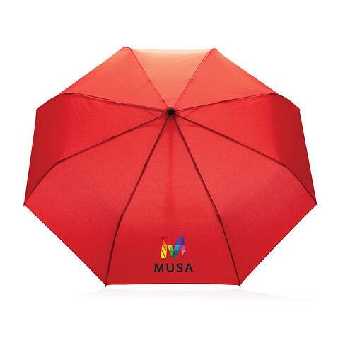 Плотный зонт-автомат Impact из RPET AWARE™, d94 см , красный
