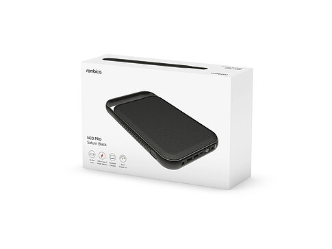 Внешний аккумулятор NEO PRO Saturn для ноутбуков с QC/PD, 55000 mAh, черный