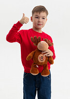 Свитшот детский STAN футер без начёса, 260, 63J, Красный,  (14)  (6 лет)