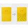 Бизнес-блокнот А5 C2 soft-touch, желтый, с УФ печатью