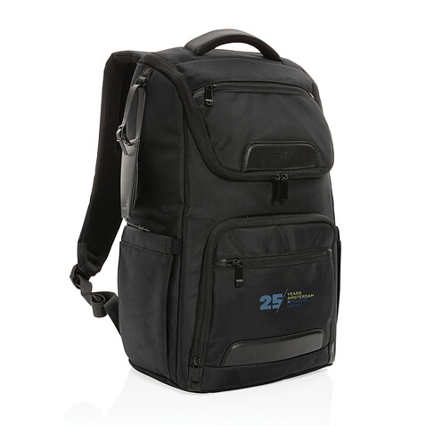 Рюкзак Swiss Peak Voyager из RPET AWARE™ для ноутбука 15,6 , черный