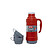 Термос со стеклянной колбой тм THERMOS PICNIC 40 Series Red 1,0L