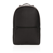 Рюкзак для ноутбука Swiss Peak Deluxe из экокожи (без ПВХ), черный