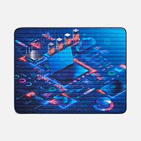 Плед Mosaic с печатью на заказ