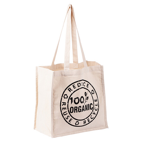 Хлопковая сумка Eco-Style, бежевая.