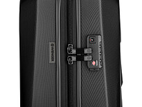 Чемодан WENGER Prymo, чёрный, малый, 40х55х20 см, 36 л, ABS+PC, S