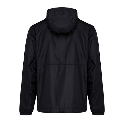 Ветровка Iqoniq Logan из переработанного полиэстера AWARE, унисекс, 70 г/м.кв., черный, 5XL