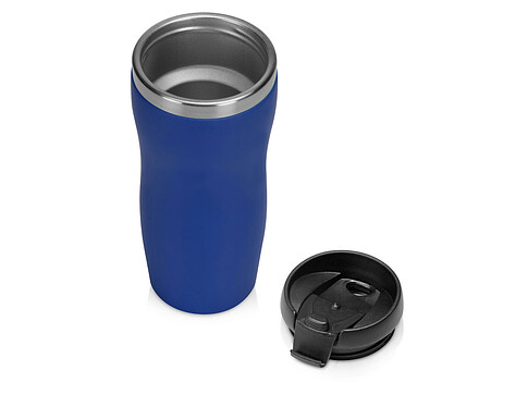 Термокружка Double wall mug C1, soft touch, 350 мл, синий