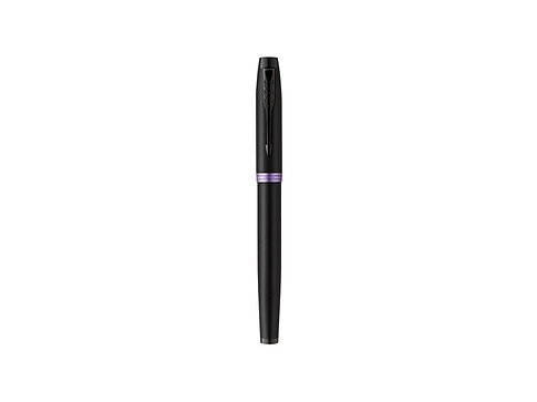 Перьевая ручка Parker IM Vibrant Rings Flame Amethyst Purple, стержень:F, цвет чернил: blue, в подарочной упаковке.